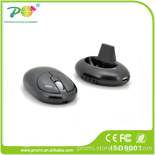 Rachargeable ergonomic wireless mouse 2.4ghz DPI mouse with usb docking station for business gift